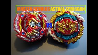 GOLDEN AND RED COLORS HIT HARD! Master Devolos VS Astral Spriggan Beyblade Burst Rise & Dynamite