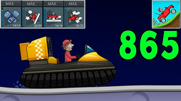 Hill Climb Racing - HOVERCRAFT in MOON - Gameplay Walkthrough Part 865 (Android,iOS)