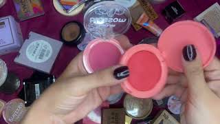 Makyaj Koleksiyonumu Temizliyorum Yüz Makyaj Ürünleri Allıklar, Bronzlaştırıcılar, Fondötenler...