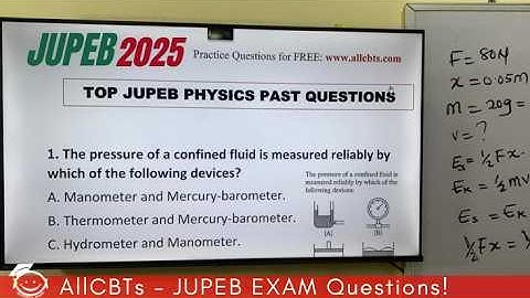JUPEB 2025 Physics Questions & Answers | Most Repeated Past Questions