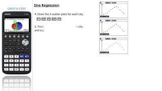 Sine Regression by CASIO fx-CG50