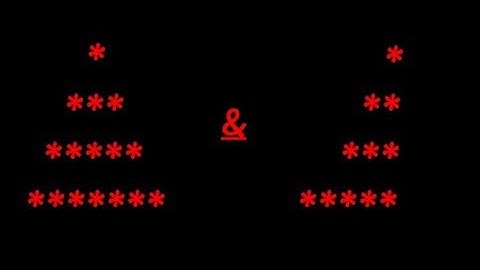 21.  TRIANGLE AND RIGHT SIDED PYRAMID || Assembly Language Programming || English || emu8086