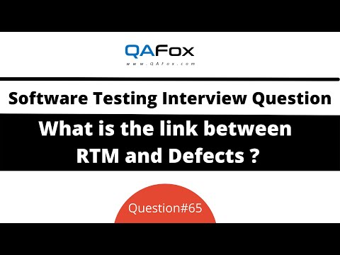 What is the link between Requirements Traceability Matrix and Defects?  (Interview Question #65)