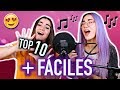 LAS 10 CANCIONES MÁS FÁCILES de CANTAR 🎤 *De iniciación! | Carla Laubalo