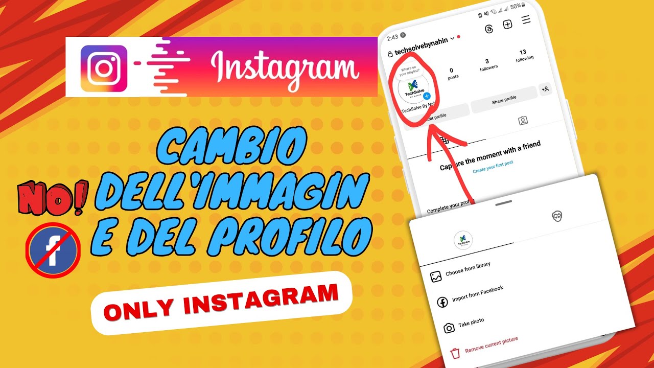 Come cambiare la tua immagine del profilo su INSTAGRAM (NUOVO 2025 ...