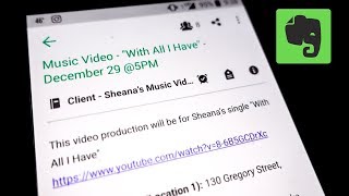 Create Your Music Video Shot List w/Evernote | BTS (behind the scenes) Footage