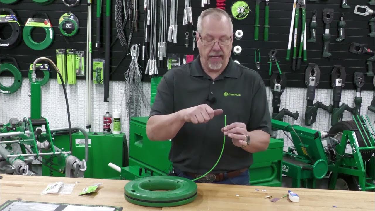 How to repair Greenlee fiberglass fish tape ends YouTube