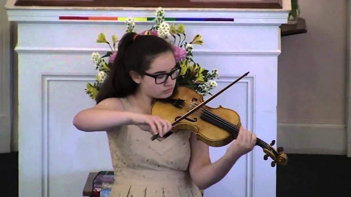 Amanda Hartman Plays Sarasate  Introduction and Ta...