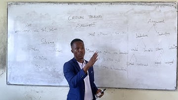 Critical Thinking  - Argument (Part 2)  Inductive Argument