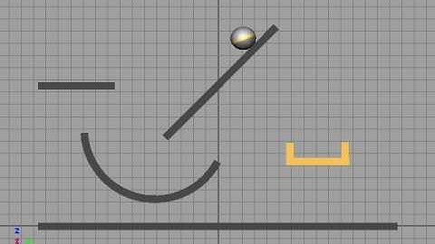 second assignment in 3D animation class:  obstacle course