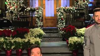 2014 Snl Saturday Night Live ChristmasPromo Jimmy Fallon and Justin Timberlake