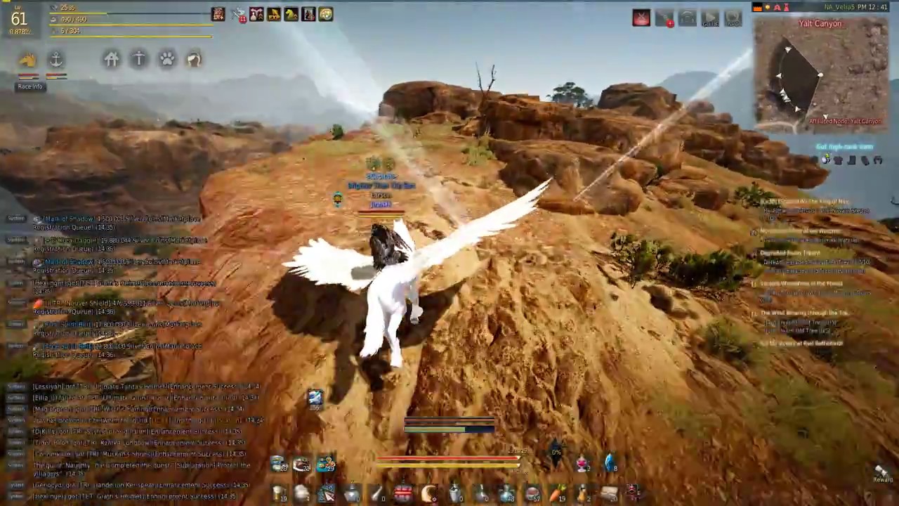 From Calpheon to Ancado and Back - Pegasus