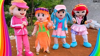 Badut Rainbow Ruby Sailor Moon Masha Pink 4 Badut Cantik Collabs Tiktokboneka Mampang Badut Mampang