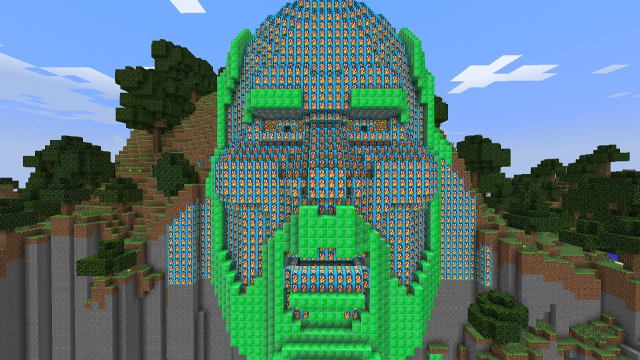 Minecraft LUCKY BLOCKS FIRE EMOJI MOD - TEMPLE OF NOTCH 