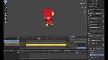 Blender NLA editor,non linear animation mode
