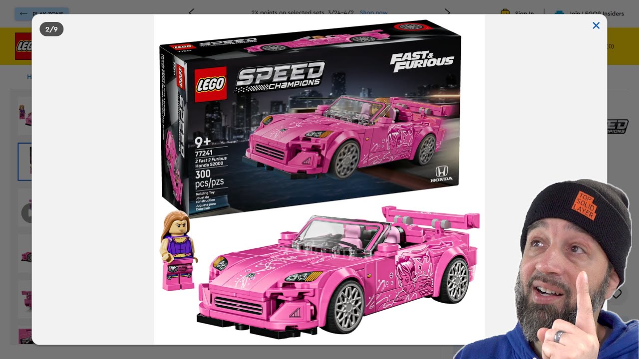 LEGO Speed Champions 2 Fast 2 Furious Suki's Honda S2000 reveal