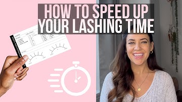 How To Speed Up Your Lashing Time FULL TUTORIAL | 10 Tips |
