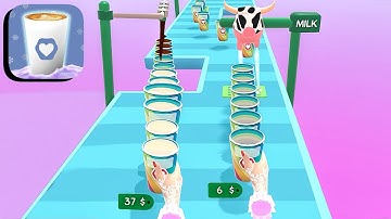 COFFEE STACK ALL LEVELS GAMEPLAY ANDROID,IOS (LEVELS 57-58)