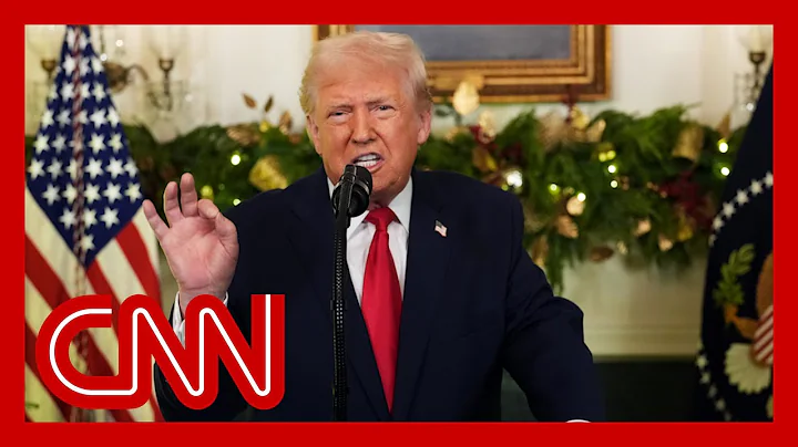 Trump fixated on Biden in rushed national address