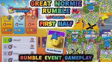 🎃 First Half 🎃 GREAT NORMIE in Rumble Event (1hr update) | Mob Control