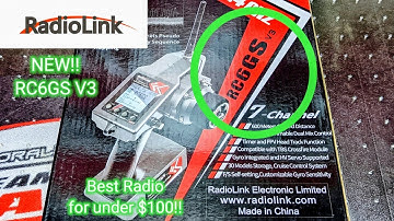 NEW!! Radiolink RC6GS V3. A Superb radio got even more Awesome!! Best RC radio for under $100!!
