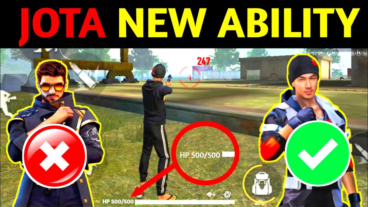 JOTA character new skill test 😱 detail explanation | Jota Character ability changed after update