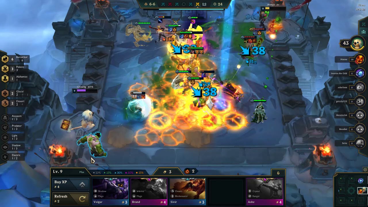 6 Zerkers final form vs Infernals