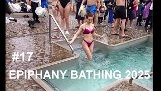 картинка: EPIPHANY BATHING 2025 NEW🔥⚡#17 /WINTER SWIMMING IN ICE HOLE/ BAPTISM IN ICE WATER/ КРЕЩЕНИЕ #icehole