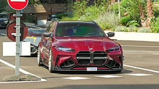 Sportcars in Monaco Ep4 -  Adro M3 Touring, Revuelto, SF90 Stradale, Bugatti Chiron, 849 Testarossa