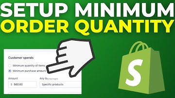 How To Setup A Minimum Order Quantity On Your Shopify Store (2025)