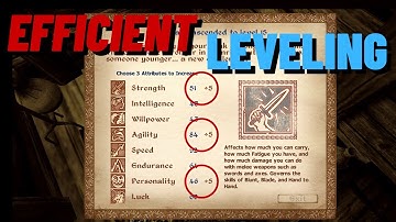 Simple efficient leveling in TES 4 Oblivion