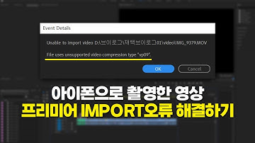 vp09오류가 뭔데😭 영상편집자의 수난시대 ep01