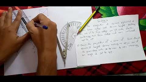 Engineering Graphics : Projection of Solids 5