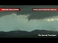 Tornado tries to form near Chugwater, Wyoming - 31st May 2014