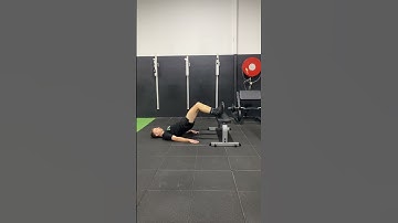 Feet Elevated Glute Bridge #glutes #hamstrings #legday #hamstringrehab #gymlife #athlete #football