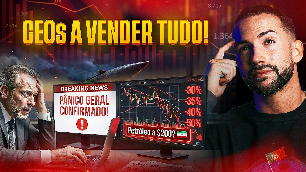 CEOs estão a vender ações. Irão ameaça PETRÓLEO a 200$!