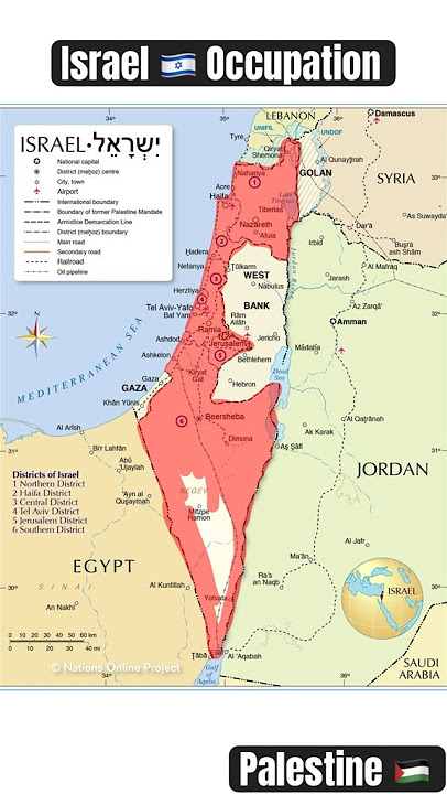 Israel 🇮🇱 Occupation #geography #map #palestine #israel #gaza #iran #shorts