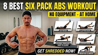 8 BEST SIX PACK ABS WORKOUT AT HOME NO GYM NO EQUIPMENTS #heermlgangaputra #naturalbodybuilder 
