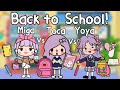 BACK TO SCHOOL🏫✏️TOCA Vs MIGA Vs YOYA | โรงเรียน📚💕Toca Life World 🌎 Miga World🌎Yoya Busy Life World