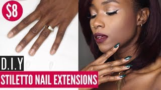 Easy 8 Diy Stiletto Nail Extensions With Sally Beauty