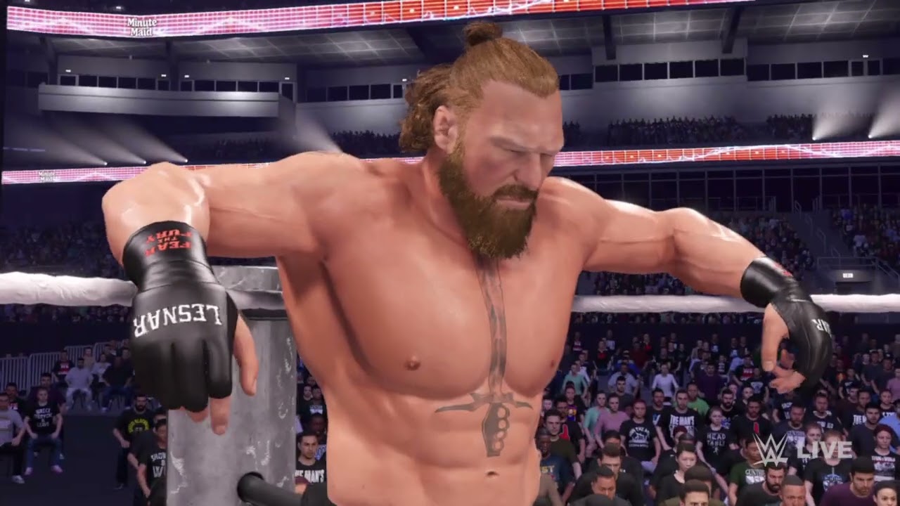 Wwe 2k25 Brock Lesnar vs Gunther