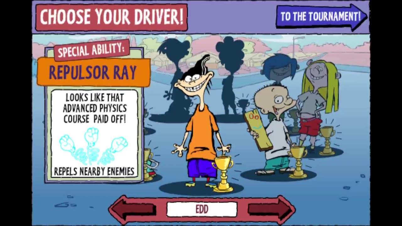 Ed, Edd n Eddy CuldeSac Smash 2 Wheels Of Fury
