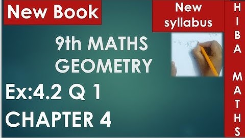 9th maths chapter 4 exercise 4.2 question 1 tn samacheer hiba maths