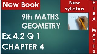 9th maths chapter 4 exercise 4.2 question 1 tn samacheer hiba maths