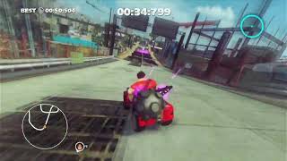 Sonic & All Stars Racing Transformed X360 - Shibuya Downtown Time Trial - 50.029