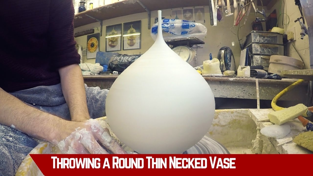 Throwing a Round Thin Necked Vase - Matt Horne Pottery