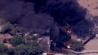 Wildfire in Arizona forces people to evacuate from their homes