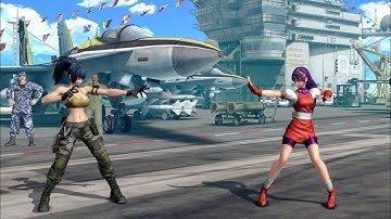 Leona vs Athena - KOF XIV