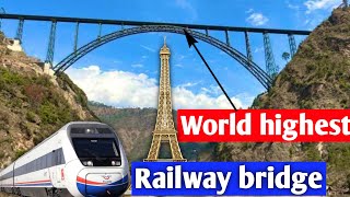 World highest Railway bridge in kashmir | history of chenab bridge | Abhishek start