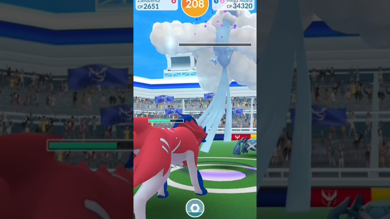 pokemon go Mega Altaria raid battle ??✨ 